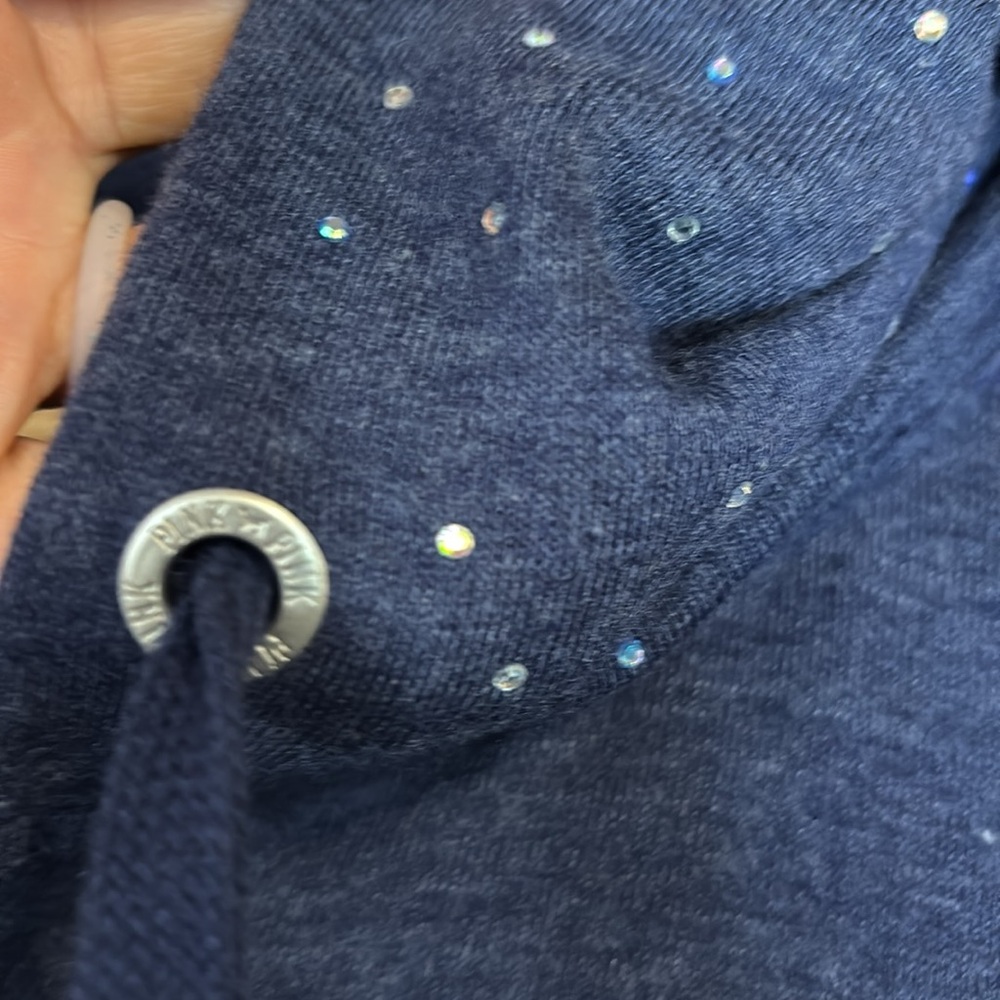 VS PINK Vintage Holographic Bling Hoodie - Picture 4 of 11